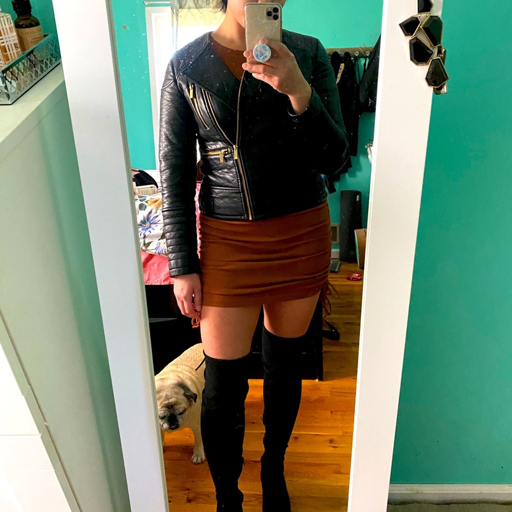 Faux Leather Jacket